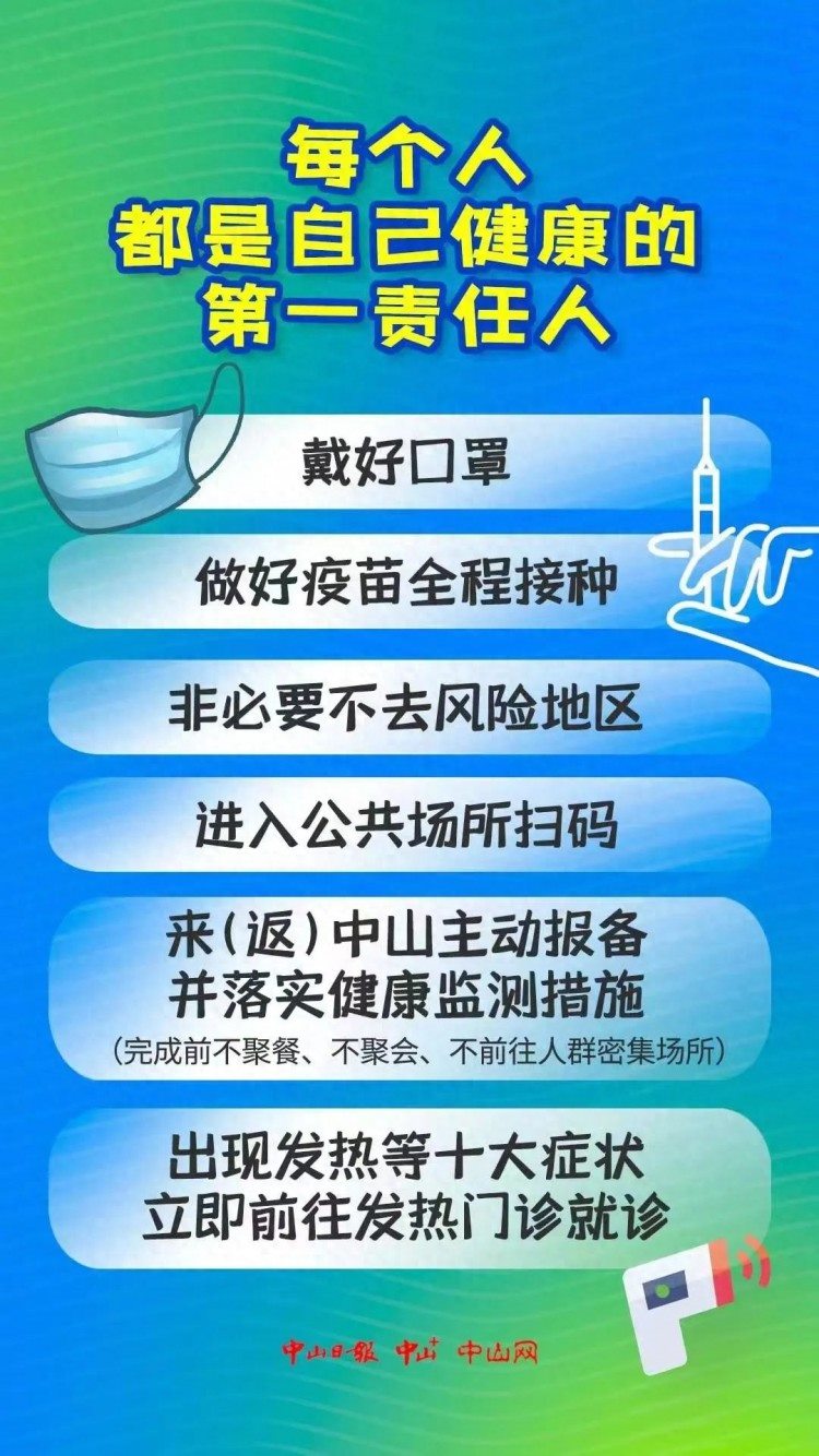 关于疫情防控中山市委组织部发出最新通知！