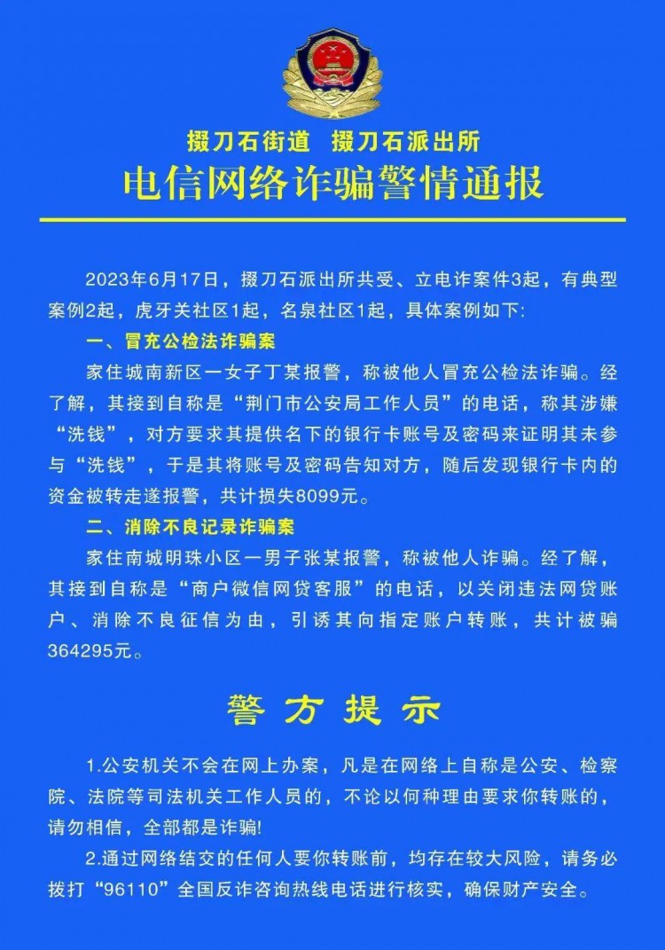 警情通报！又有哪些人被骗